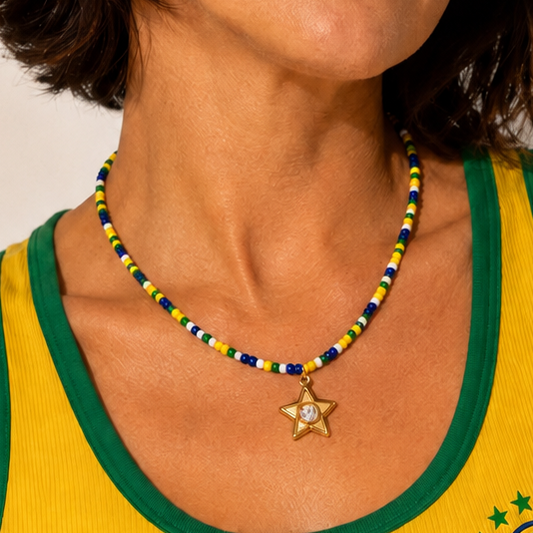 Colar Cristal com Pingente