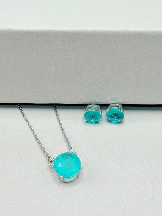 Conjunto Ponto De Luz Verde Água