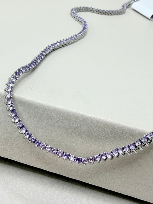Riviera Lilás - 2mm - 3 pontas - 40 cm (com extensor)