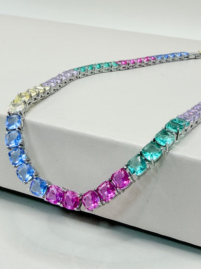Riviera Arco-Iris 6mm - 4 pontas - 40 cm (com extensor)